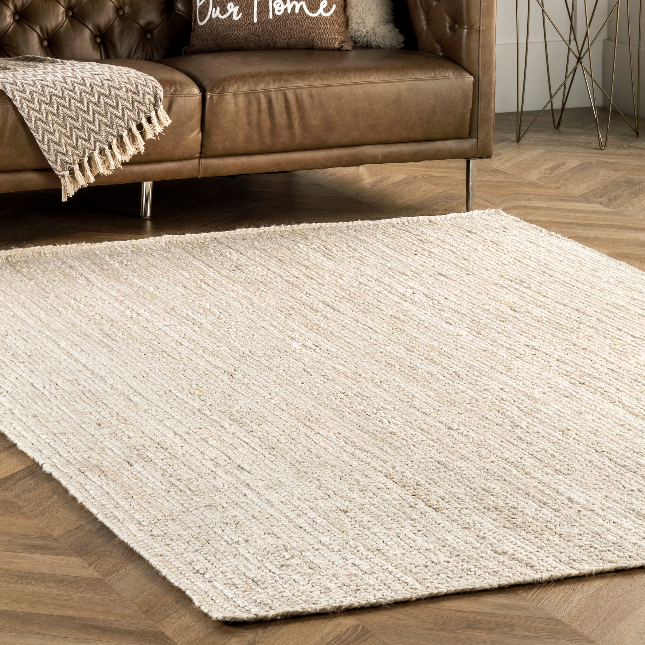 Rigo Hand Woven Farmhouse Jute Area Rug — nuLOOM