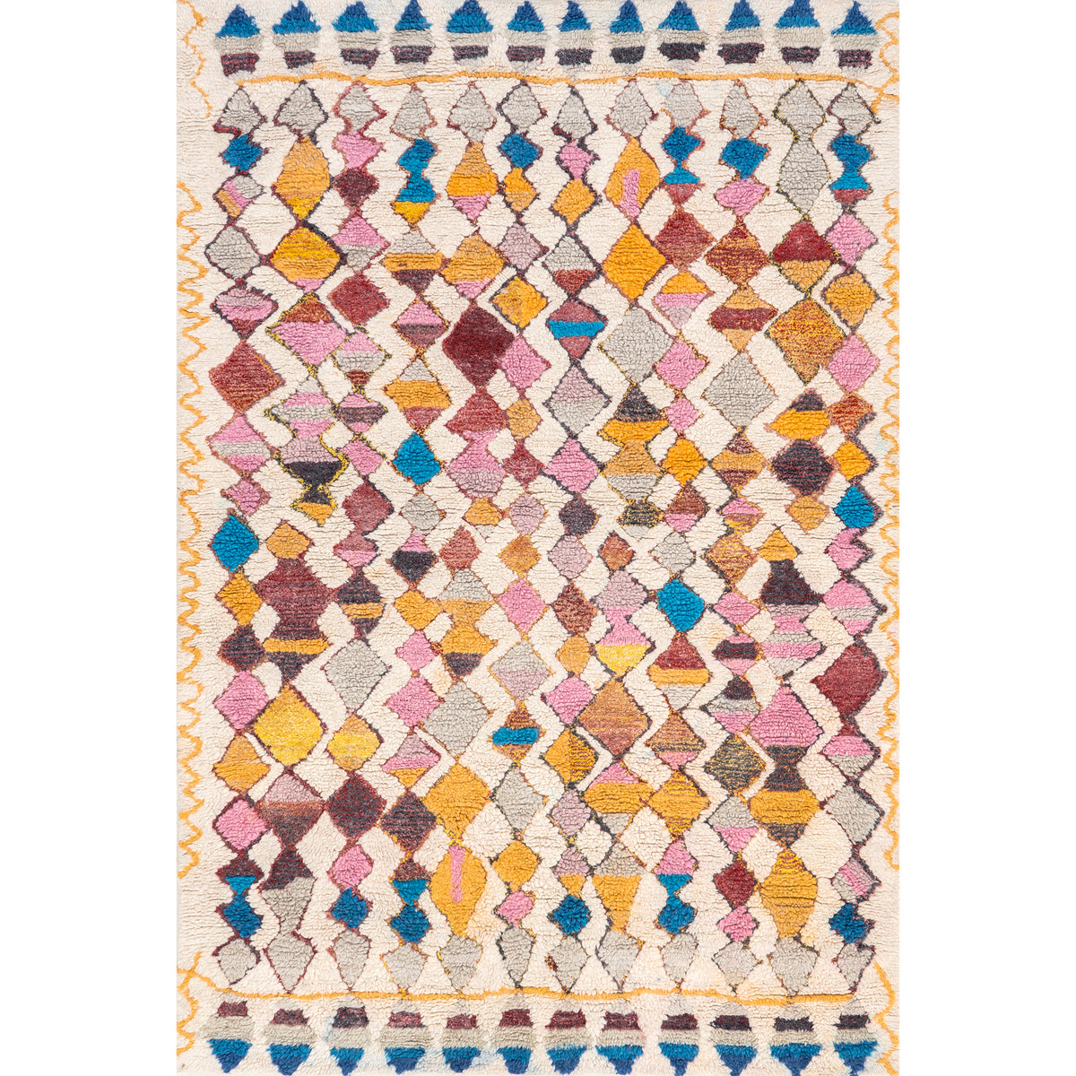 Hand Tufted Moroccan Helaine Shaggy Area Rug — nuLOOM