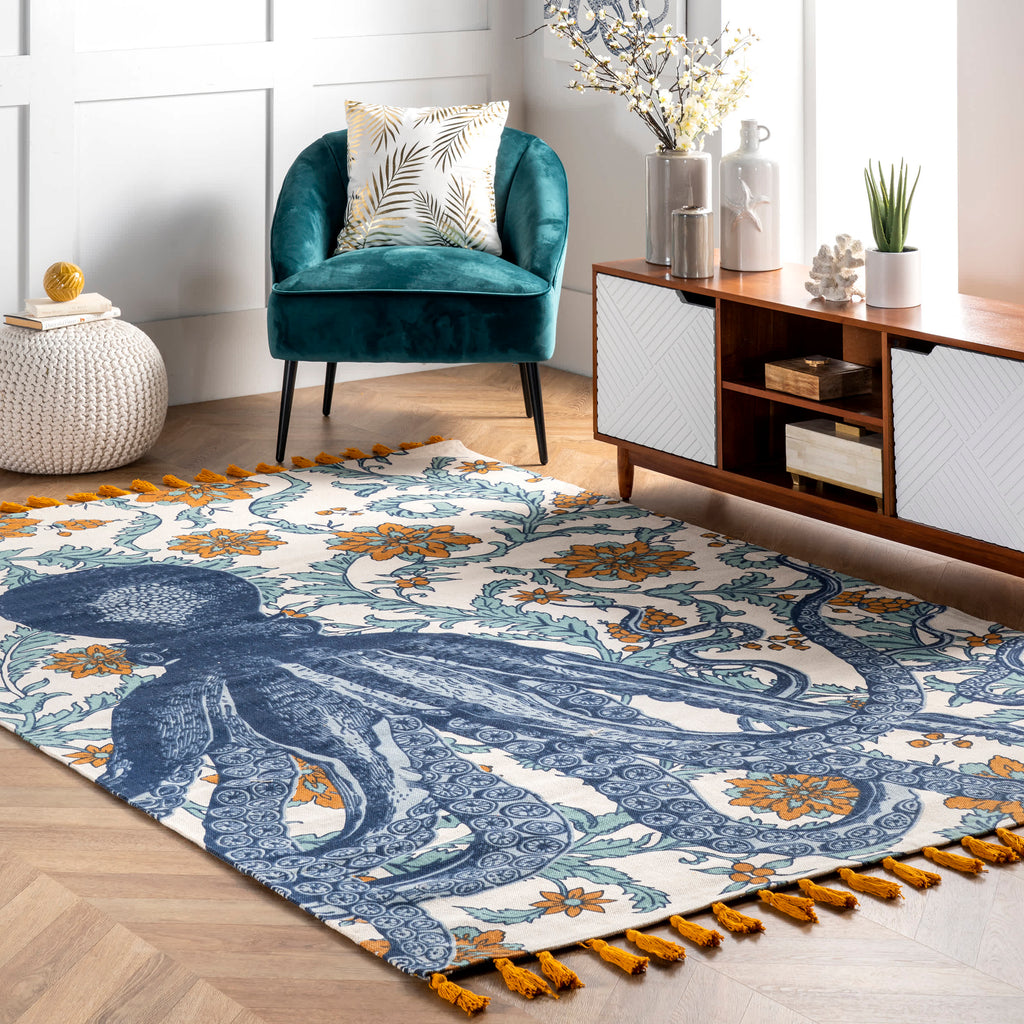Thomas Paul Flatweave Cotton Octopus — nuLOOM