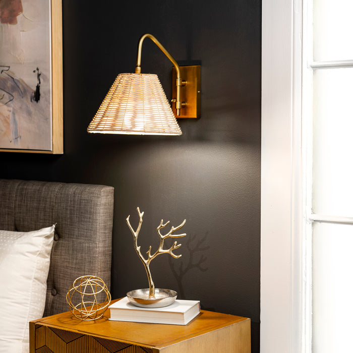 nuLOOM 13-inch Swing Arm Wall Sconce