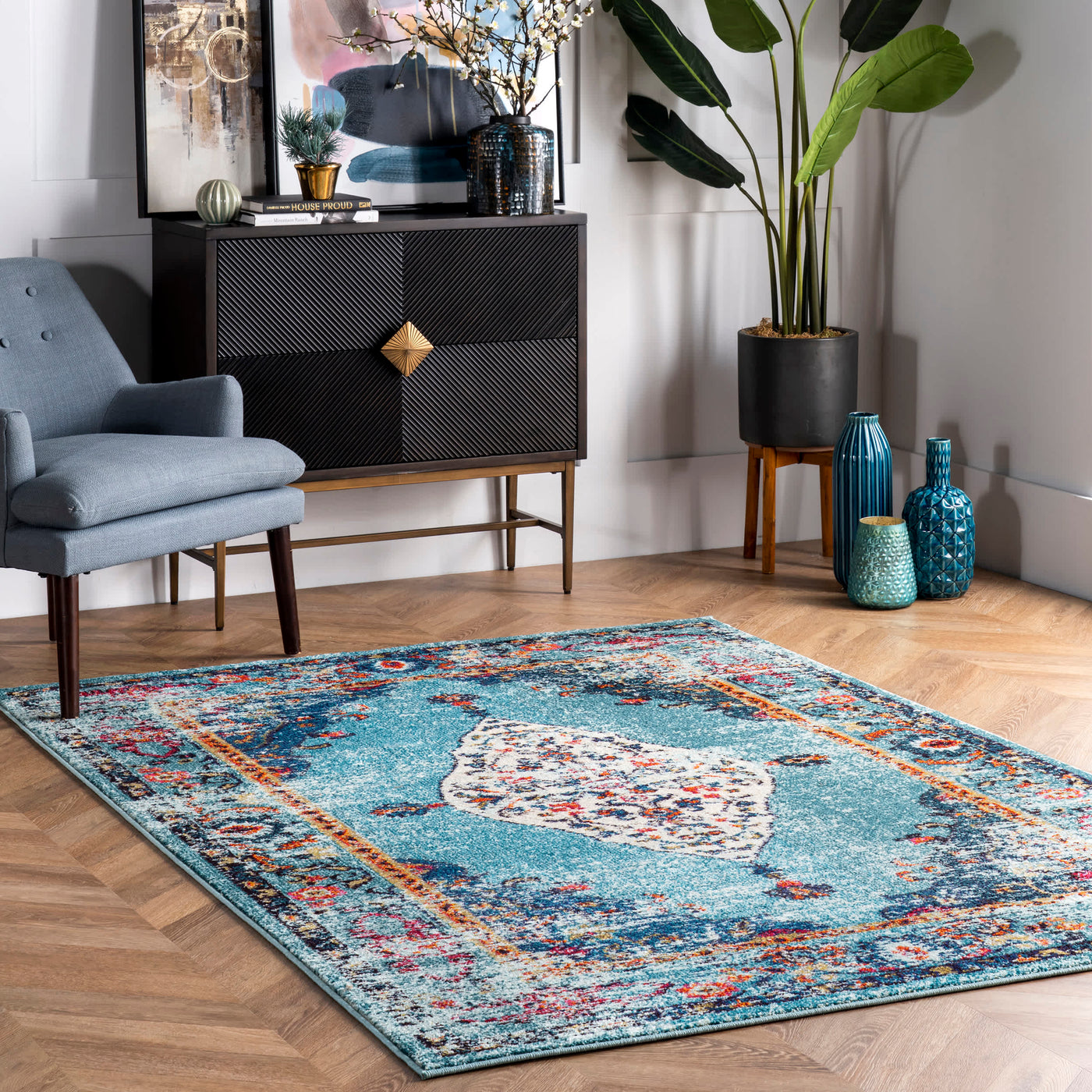 Vintage Medallion Veronica Area Rug — nuLOOM