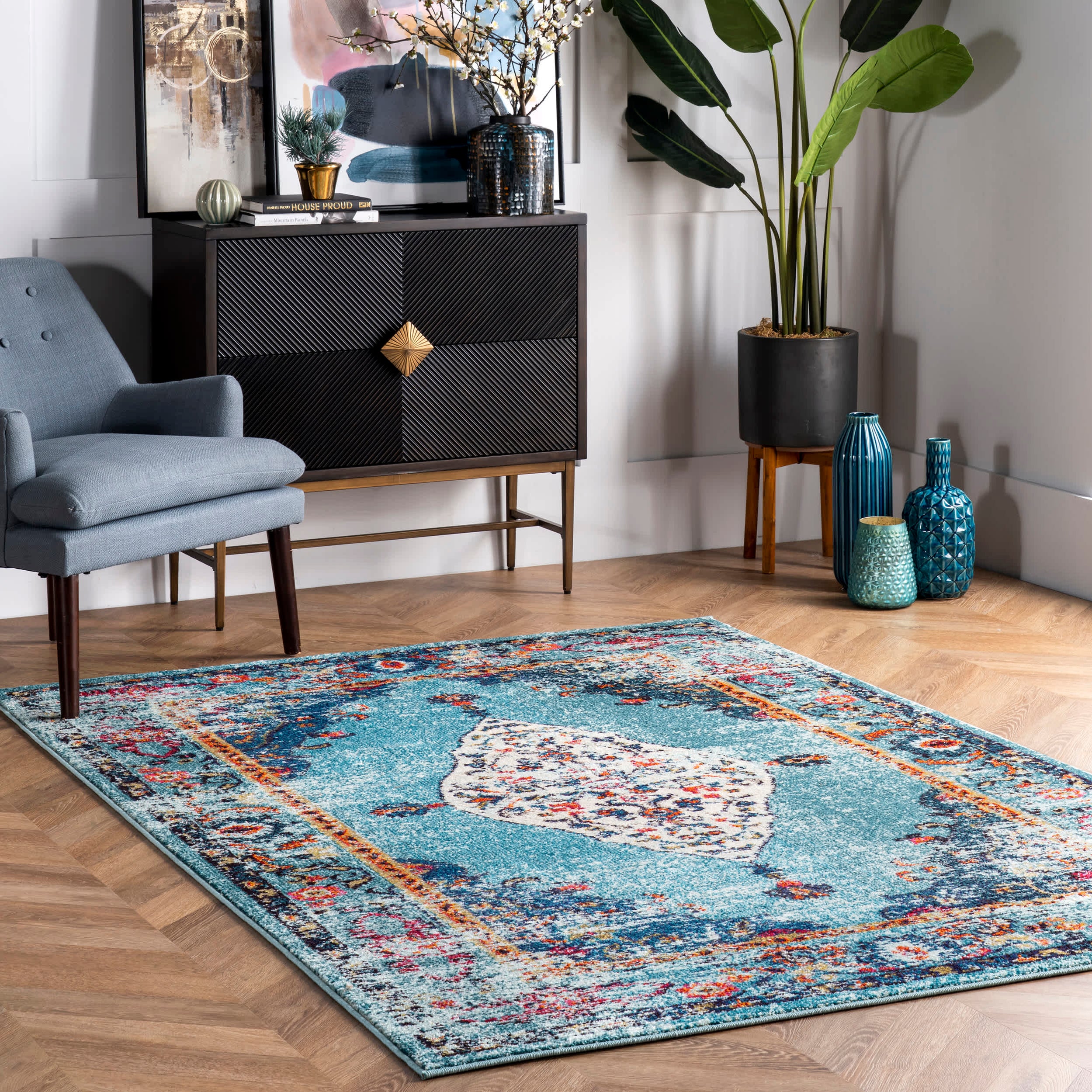 Vintage Medallion Veronica Area Rug — nuLOOM
