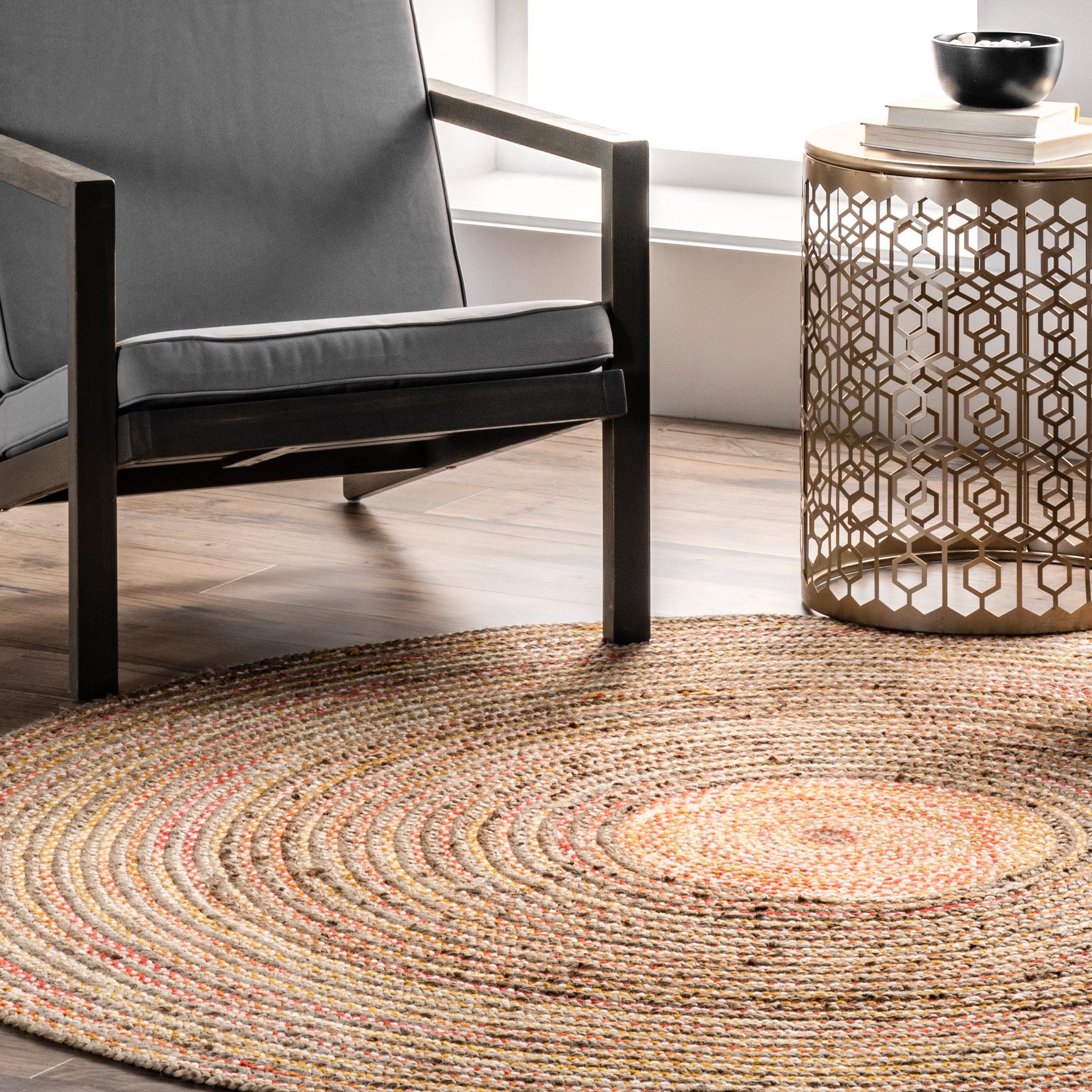 Draya Casual Braided Jute Area Rug — nuLOOM