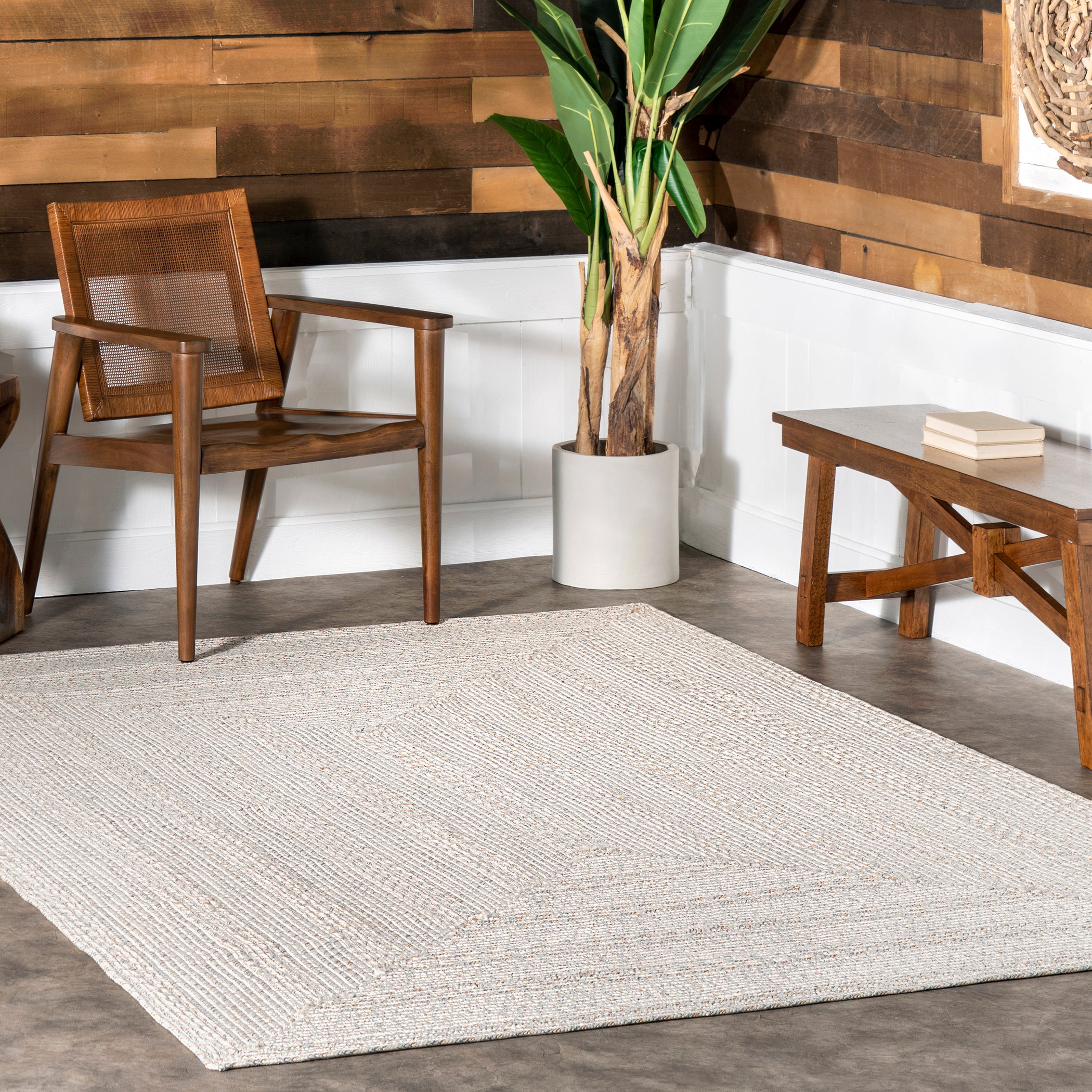 Rowan Braided Texture Indoor/Outdoor Area Rug — nuLOOM