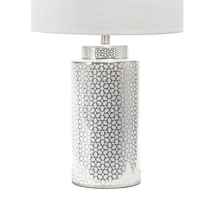 Austin 29" Ceramic Floral Trellis Table Lamp