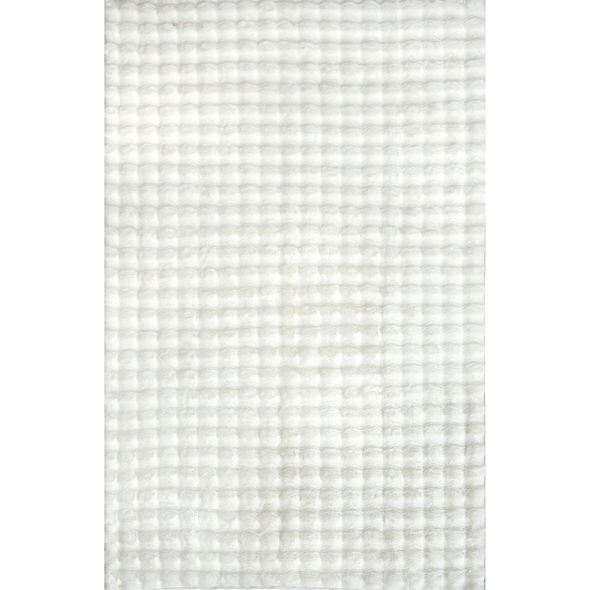 Jeni Solid Faux Rabbit Machine Washable Area Rug — nuLOOM