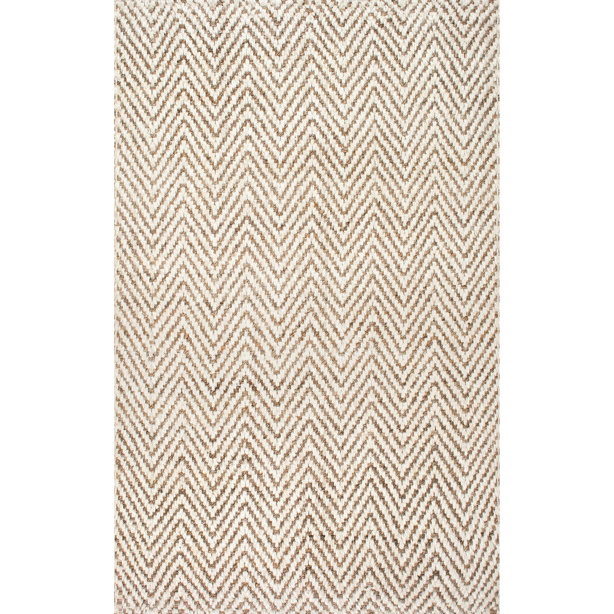 Vania Chevron Jute Area Rug — nuLOOM