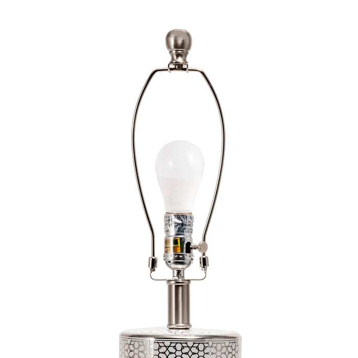 Austin 29" Ceramic Floral Trellis Table Lamp