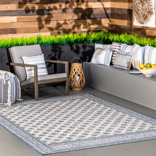 Rana Border Indoor/Outdoor Area Rug