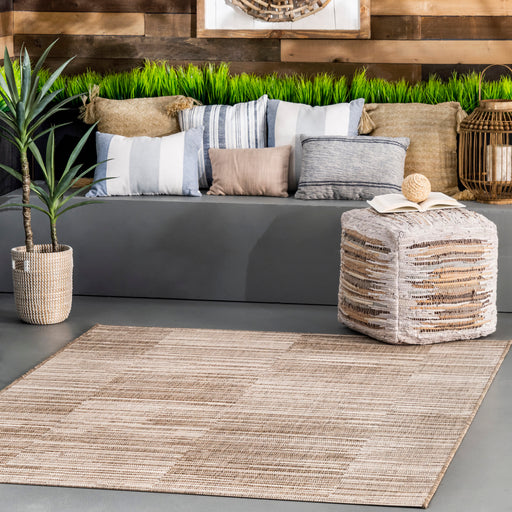 Shirlene Stripes Outdoor Area Rug