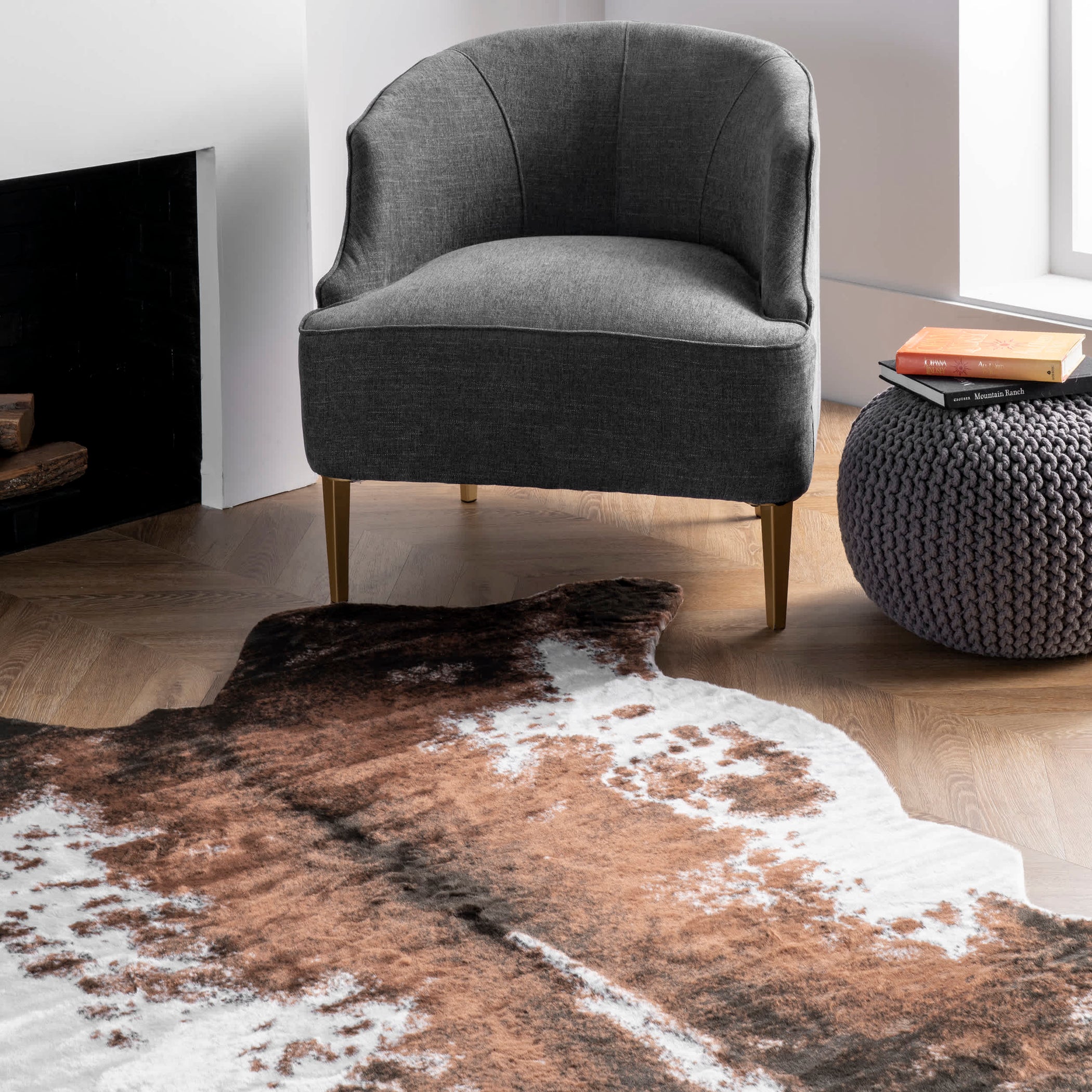 Halina Faux Cowhide — nuLOOM