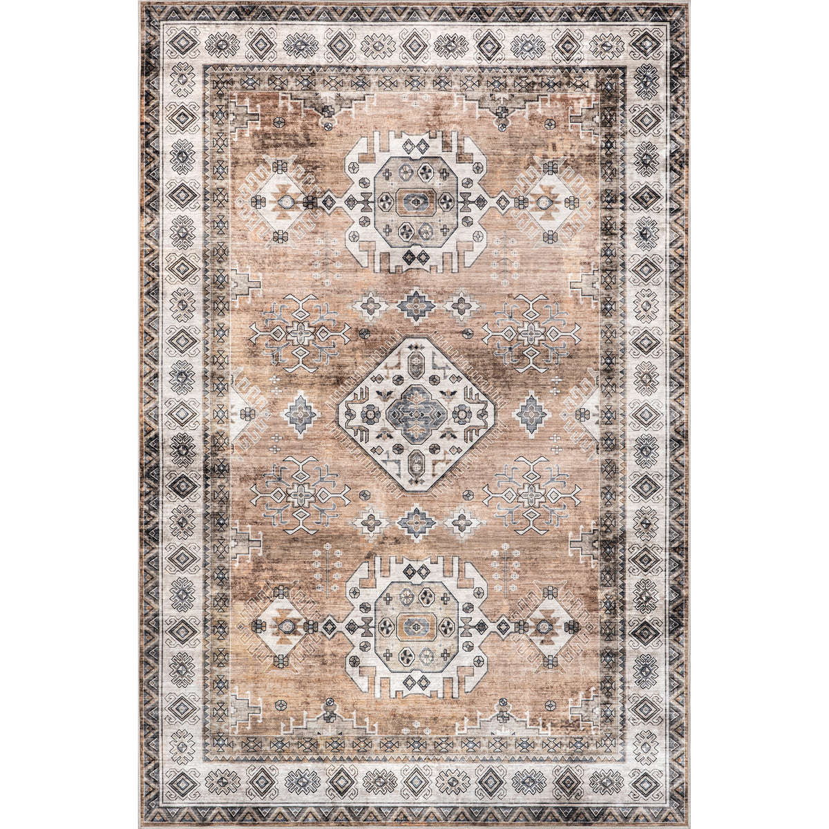 Evelina Traditional Stain Repellent Machine Washable Area Rug — nuLOOM