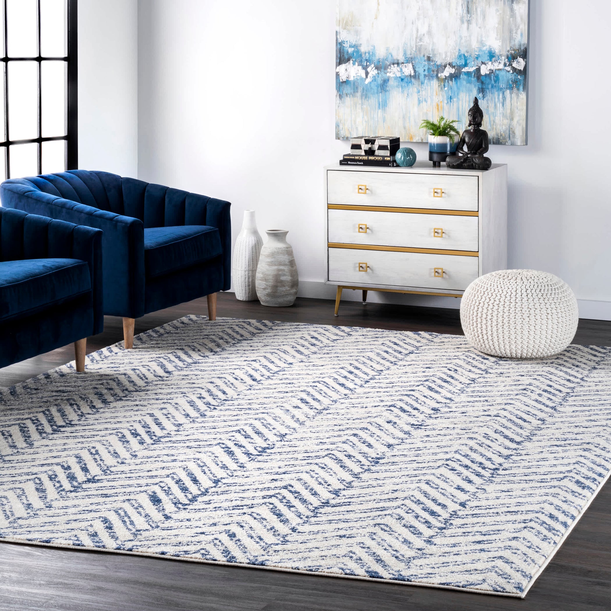 Geometric Rosanne Area Rug — nuLOOM
