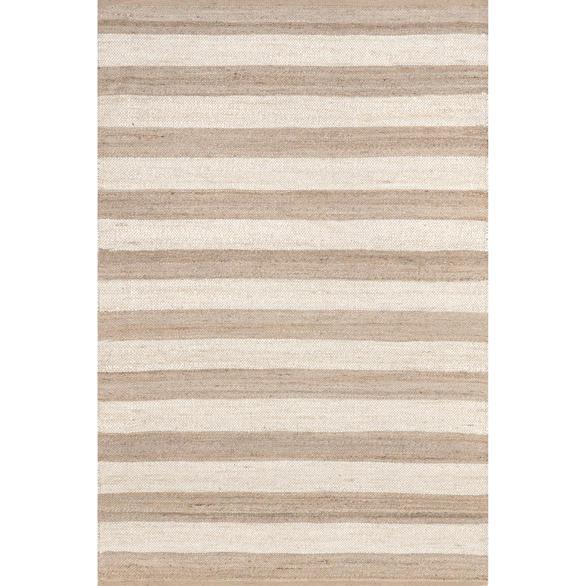 Alisia Flatweave Striped Jute Area Rug — nuLOOM