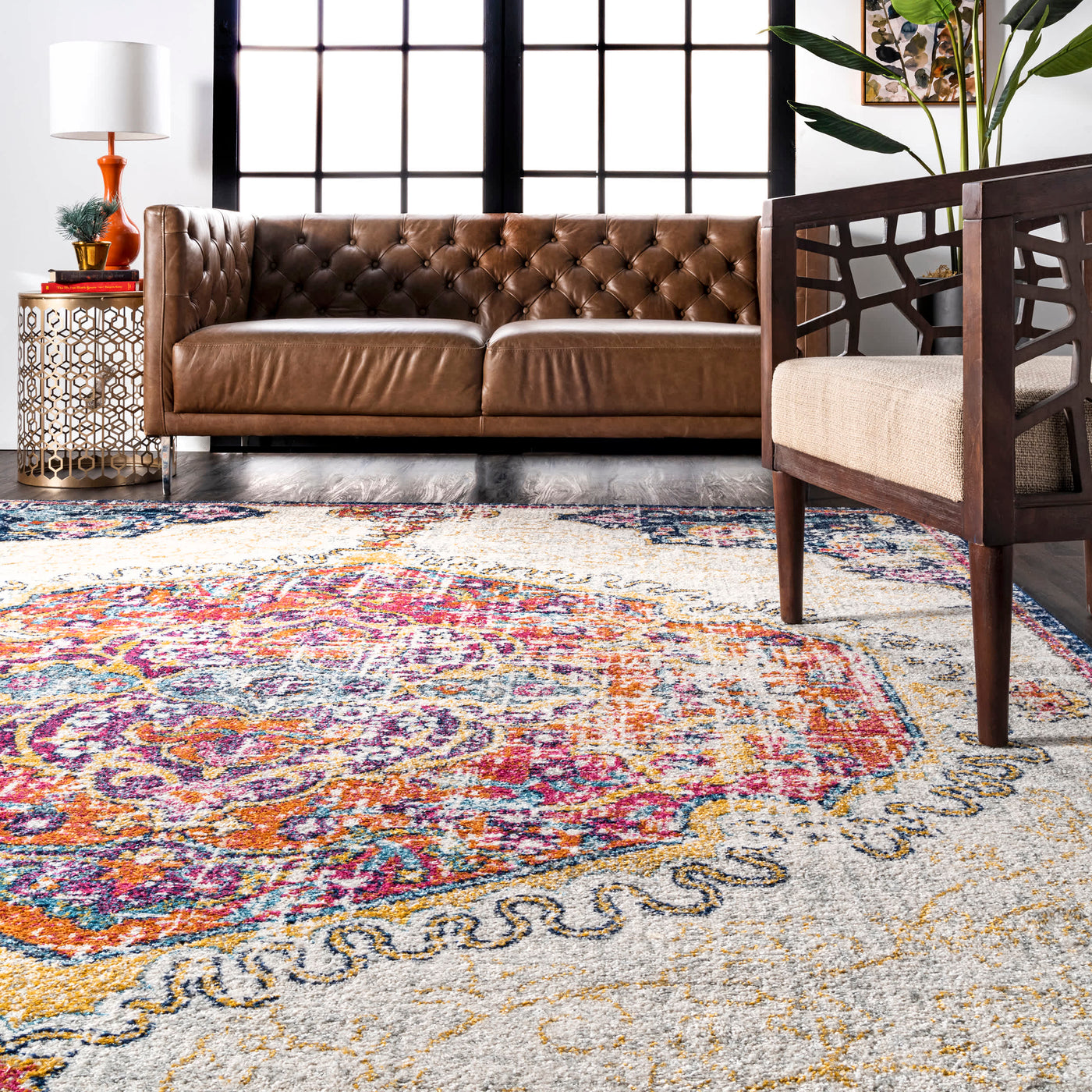 Vintage Medallion Maranda Area Rug — nuLOOM