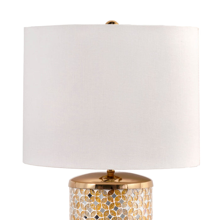 Rogers 25" Glass Mosaic Table Lamp