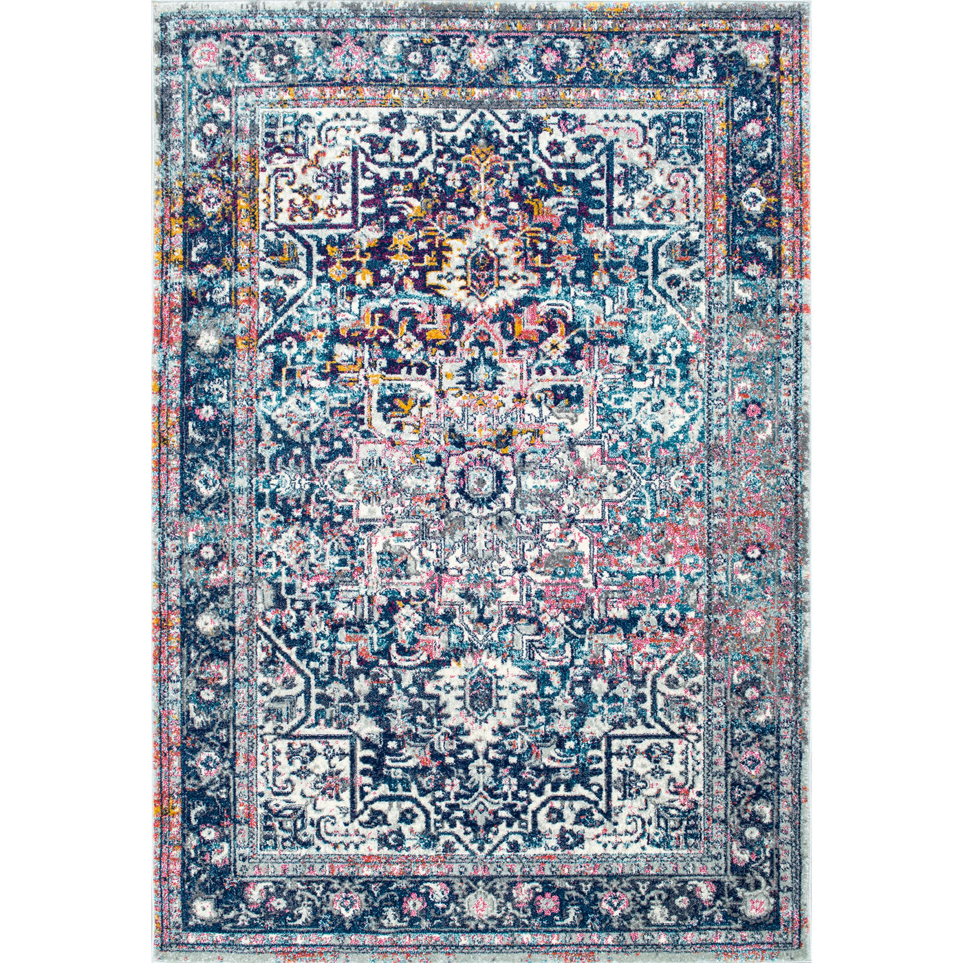 Vintage Lilah Medallion Area Rug — nuLOOM