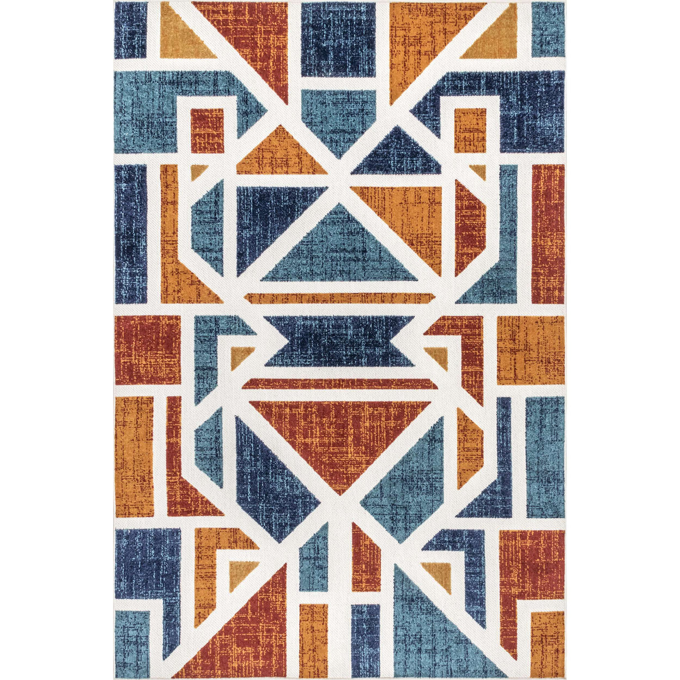 Alexia Contemporary Geometric Indoor/Outdoor Area Rug — nuLOOM