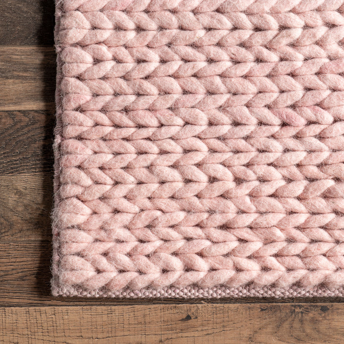 nuLOOM Penelope Braided Wool Area Rug