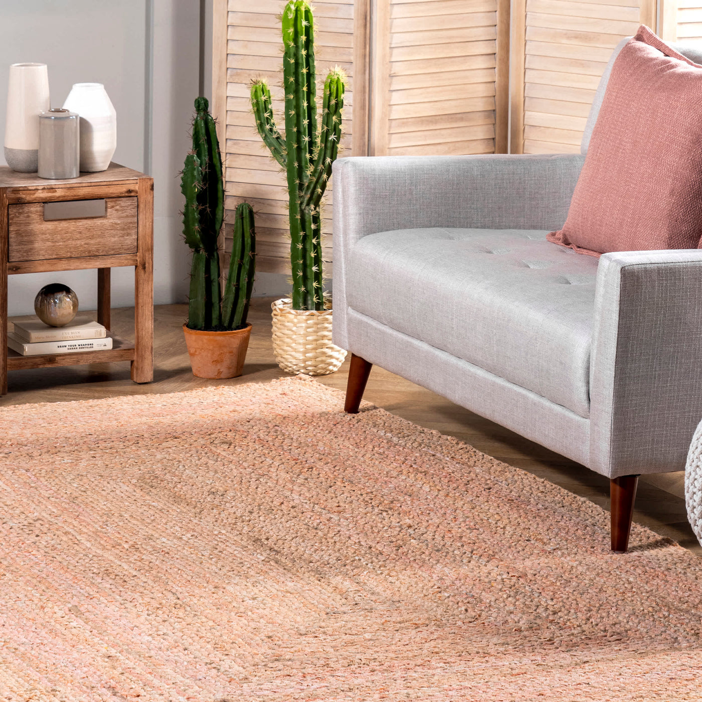 Hand Braided Otelia Denim And Jute Area Rug — nuLOOM