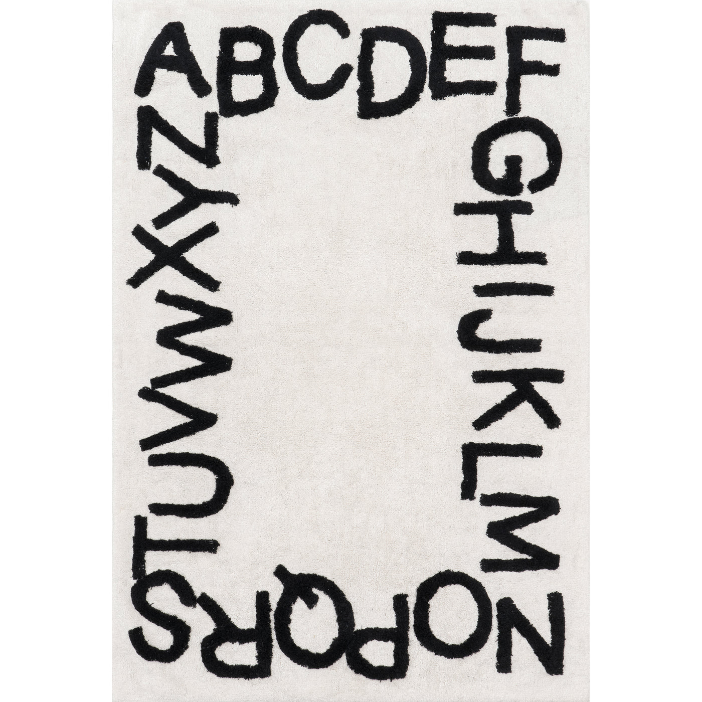 Kids Washable Round Alphabet Rug — nuLOOM