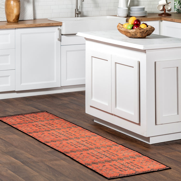 Quincy Cotton-Blend Traditional Area Rug