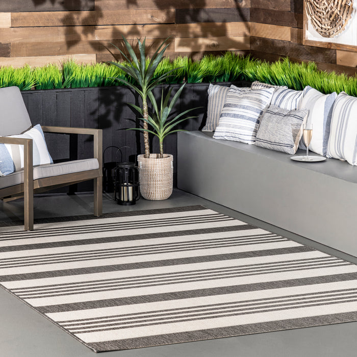 Robin Multi Stripe Indoor/Outdoor Area Rug — nuLOOM
