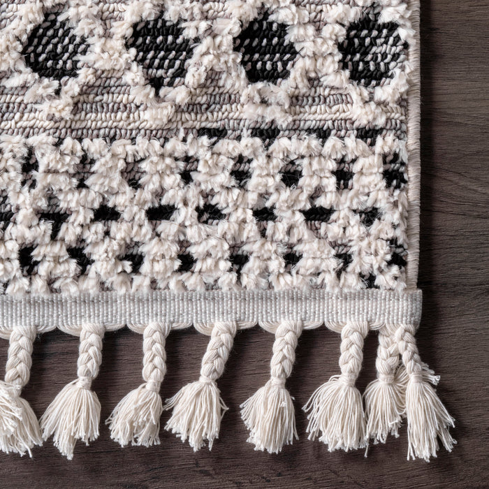 Talula Soft Textured Tassel Area Rug — nuLOOM