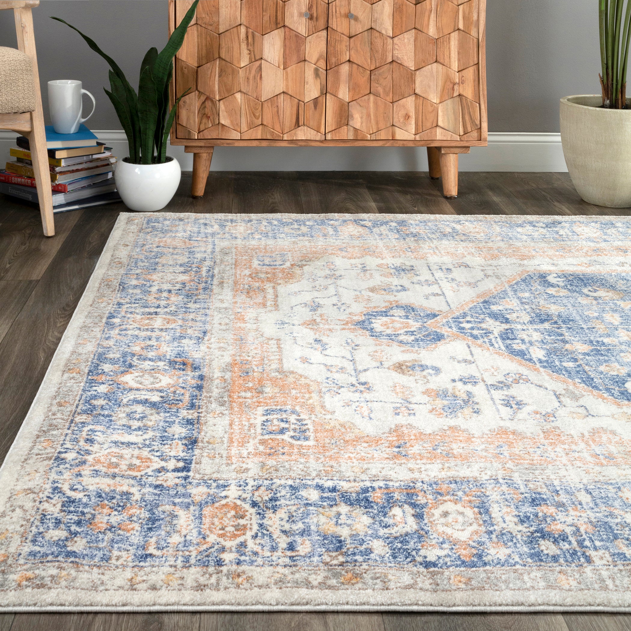 Jacquie Vintage Floral Area Rug — nuLOOM