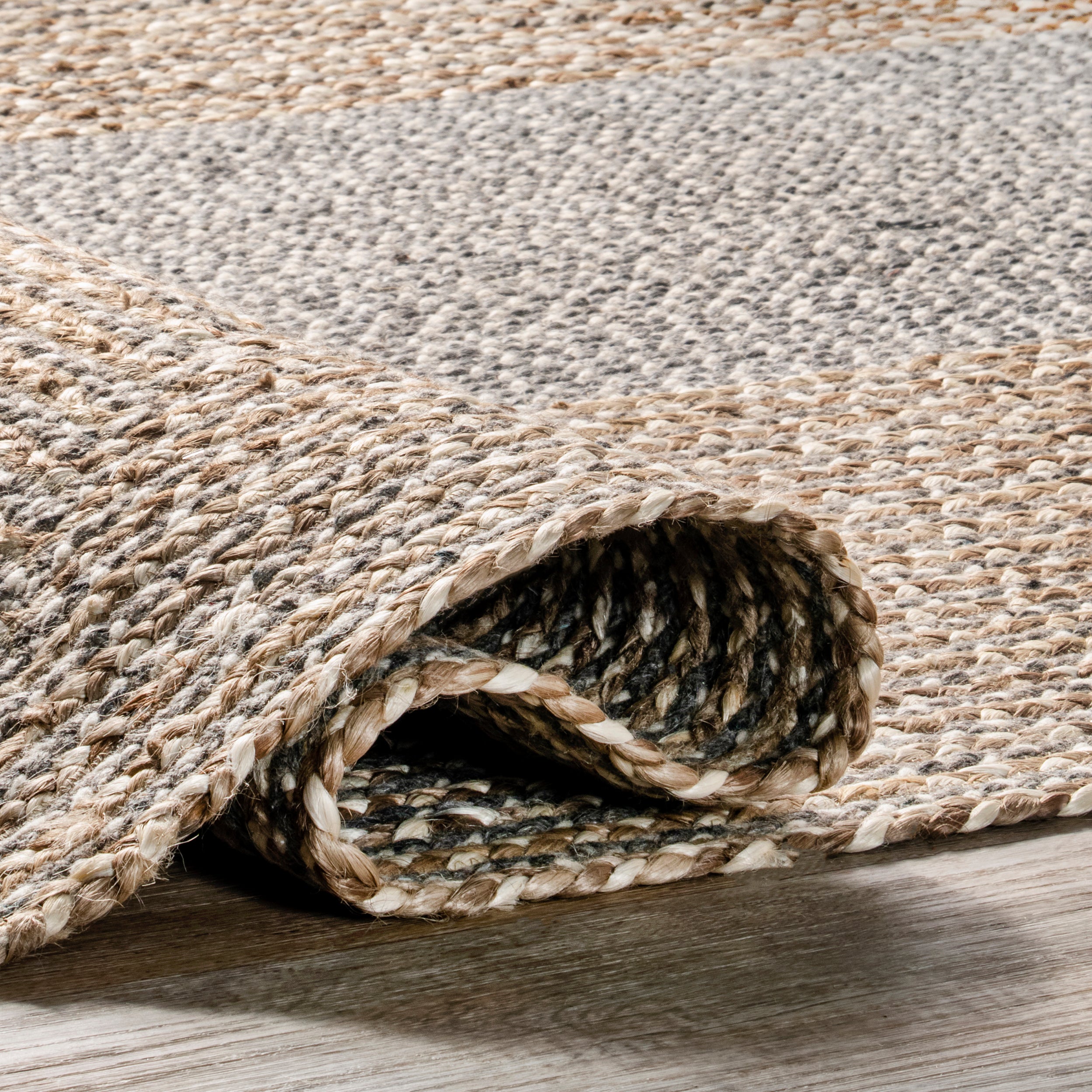 Draya Casual Braided Jute Area Rug — nuLOOM